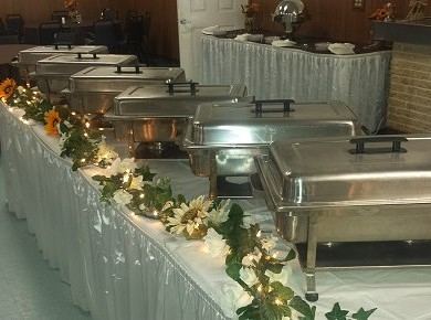 Event planning and catering setup in Baltimore, Maryland