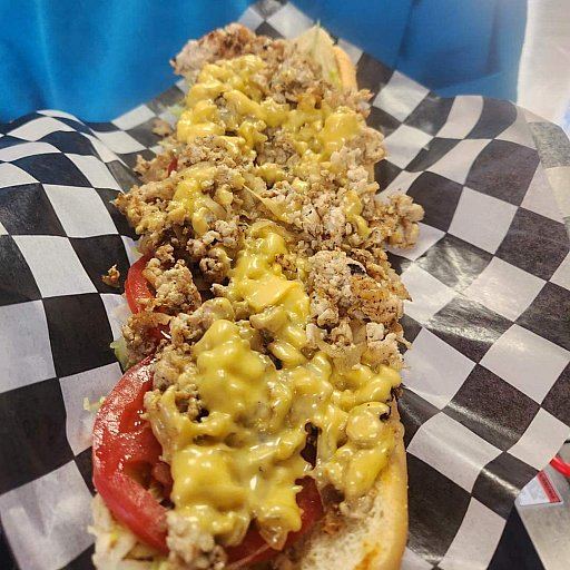The Fat Boys Street Eats crew working an outdoor event
